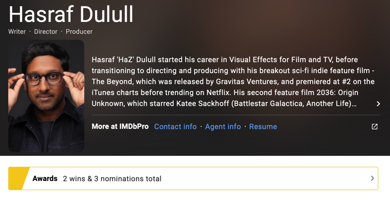 Haz Dulull Project Kronos