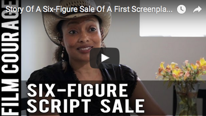 Story Of A Six-Figure Sale Of A First Screenplay by Tamika Lamison_writing_filmcourage_screenwriting