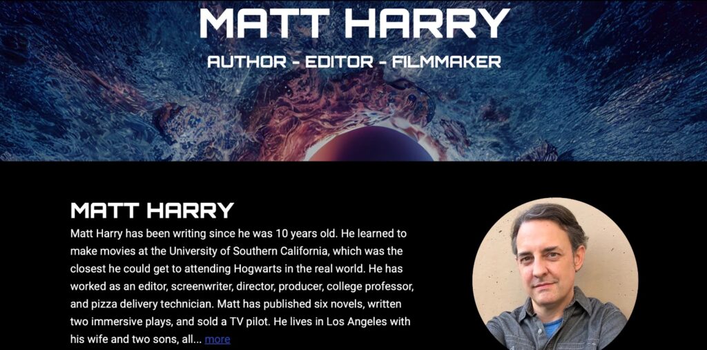 Matt Harry Film Courage video interview NYFA
